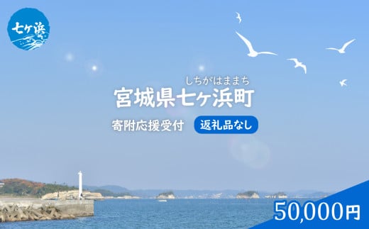 七ヶ浜町 返礼品なし応援寄附【50,000円】| 7h-hn-50000 1941363 - 宮城県七ヶ浜町