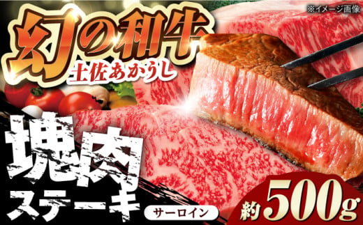 土佐あかうし 塊肉ステーキ 約500g（サーロイン）【株式会社Dorago】 [ATAM045] 1597574 - 高知県高知市