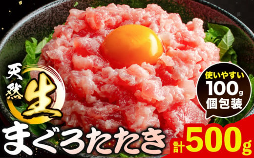 那智勝浦直送 天然まぐろたたき ( ネギトロ風 ) 500g 株式会社魚鶴《30日以内に出荷予定(土日祝除く)》 和歌山県 日高町 まぐろ 魚 マグロ たたき ねぎとろ 海鮮 鮪 魚介 さかな