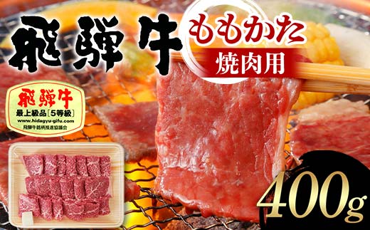 飛騨牛 A5等級 ももかた 焼肉用 400g 牛肉 等級 もも かた モモ 肩 焼肉 飛騨 F4N-1679 1856685 - 岐阜県中津川市