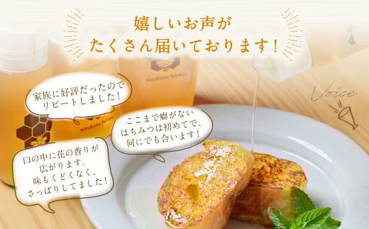 国産 無添加 MINOKAMO HONEY はちみつ 3本（300g×3）