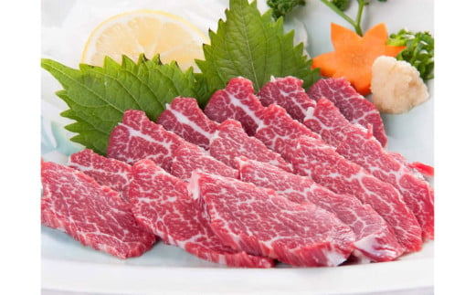 【3ヶ月定期便】【熊本と畜】馬刺し 貝の身 (カイノミ) 300g 馬肉 馬刺 醤油 生姜 付き セット