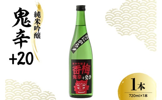 日本酒 香坂酒造 純米吟醸 鬼辛+20 720ml 1本