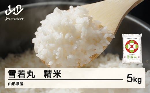＜先行予約＞新米 米 雪若丸 精米 5kg 令和7年産 2025年産 山形県産 tf-ywsxb5-10f