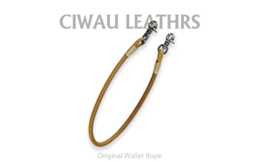 Ciwau leathers　＜ウォレットロープ　丸ロープ41cm＞ナチュラル【1578910】 1795621 - 茨城県ひたちなか市