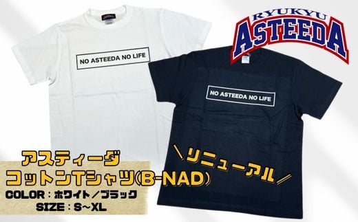 【ふるさと納税】琉球アスティーダ　コットンTシャツ（B-NAD）リニューアル 卓球 チョレイ Tリーグ 卓球リーグ 応援グッズ てぃーだくん ピンポン table tennis