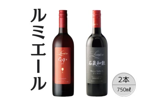 ルミエール　ＧＡＢＵ・石蔵和飲　2本セット 167-120 1842134 - 山梨県笛吹市