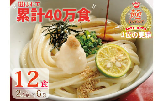 さぬき生うどん12食セット（２人前×6袋）