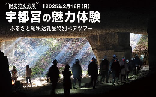 ～限定特別公開！ 宇都宮の魅力体験～ ふるさと納税返礼品特別ペアツアー 2025年2月16日（日）催行 1839012 - 栃木県宇都宮市