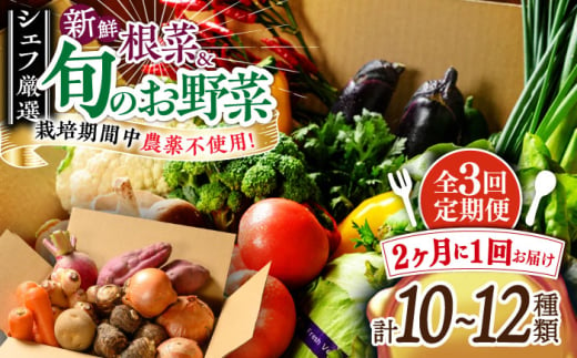 野菜定期便(根菜・旬野菜)[全3回][2ヶ月に1回]シェフの目線で厳選!大洲市/(有)ヒロファミリーフーズ [AGBX041]野菜定期便 野菜 定期便 根菜 定期便 3回 野菜セット 野菜 詰め合わせ