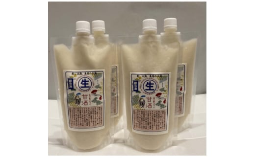 酵素が生きている生甘酒(500g×4本)信州味噌の丸井伊藤商店【1576485】 1850235 - 長野県茅野市