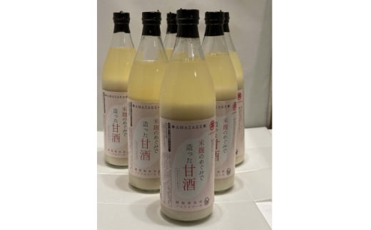 信州味噌の丸井伊藤商店　米麹甘酒(ストレート)　900ml×6本【1576481】 1850233 - 長野県茅野市