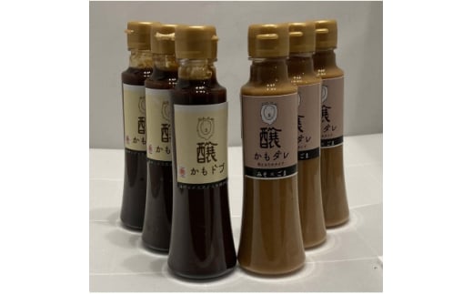 かもダレ2種セット　 みそとぶ・みそごま(240ml×各3本)　信州味噌の丸井伊藤商店【1576542】 1850260 - 長野県茅野市