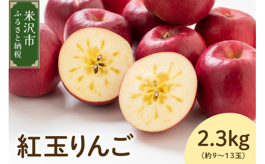 《 先行予約 》【令和7年産】紅玉 りんご 2.3kg 9～13玉 〔 2025年10月中旬頃～ お届け 〕 2025年産 1320377 - 山形県米沢市