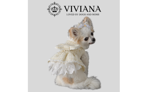 ドッグウェア「VIVIANA」2ndAnniversaryドレス（White） 1860486 - 神奈川県秦野市