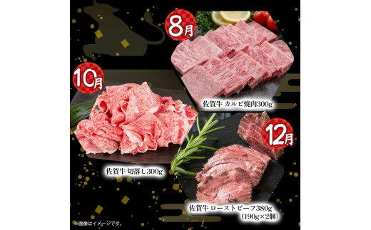 ４月：佐賀牛"厚切り"サーロインステーキ360g（180g×2枚）