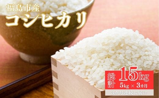 No.1501【令和6年産】大文字屋米穀店【定期便3回】コシヒカリ 5kg 精米（3か月連続お届け）