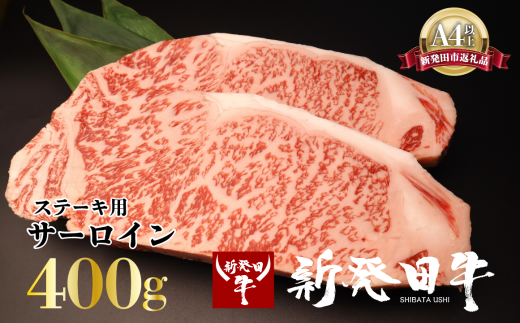 サーロイン ステーキ 牛肉 400g にいがた和牛 和牛 新発田牛 赤身 焼肉 ふるさと納税 和牛 BBQ キャンプ 特選 贅沢 厳選和牛 ブランド牛 ギフト 贈答 お歳暮 新潟 新潟県 新潟産 新発田 新発田市 新発田産 年末の推し えのもとミート 年内配送