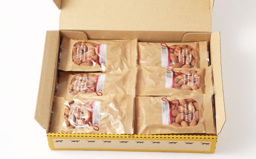 ダイエッター応援 食べきり 無塩 ローストアーモンド 3週間分 （25g×21袋）【自家焙煎】