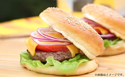 ハンバーガー パティ約100g×5枚 計:500g ハンバーガー パティ 牛肉 手作り 冷凍 熊本県 水上村 1629086 - 熊本県水上村