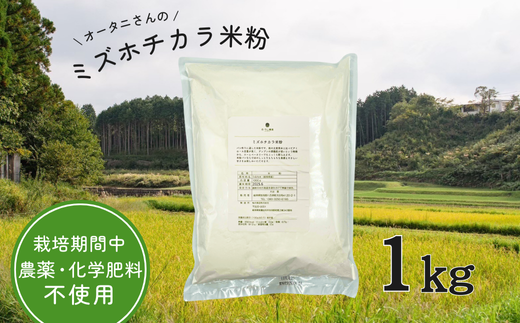 503. 農薬・化学肥料不使用 ミズホチカラ(パン用米粉) 1kg