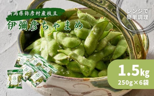 《先行受付》≪レンジ対応袋≫新潟夏の味覚!濃厚な甘さと芳醇な香り『伊彌彦ちゃまめ』＜弥彦村特産＞新潟_濃厚な甘さ 芳醇な香り 弥彦村特産 特産品 茶豆 枝豆 野菜 つまみ おつまみ えだまめ エダマメ 新潟県産 弥彦村産【1234162】 328092 - 新潟県弥彦村