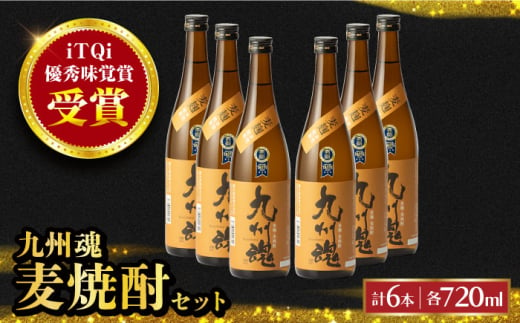 25゜九州魂・麦焼酎 720ml×6本 長崎県/霧氷酒造 [42AACG002]