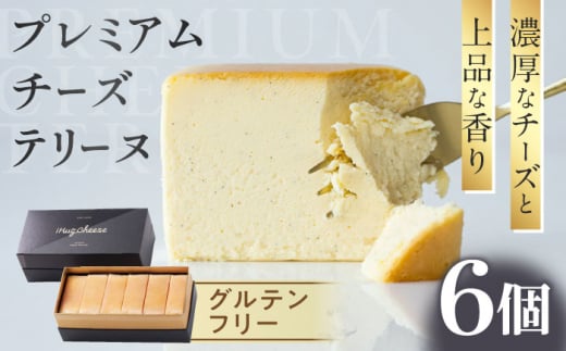 ＼ グルテンフリー ／＼チーズケーキ好き必見！！／プレミアムチーズテリーヌ 6個入り ケーキ スイーツ 岐阜市 / iHug Cheese [ANGA001]