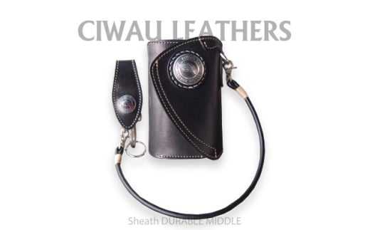 Ciwau leathers＜シース　デュラブル　MIDDLE B-type＞ブラック【1584832】 1931761 - 茨城県ひたちなか市