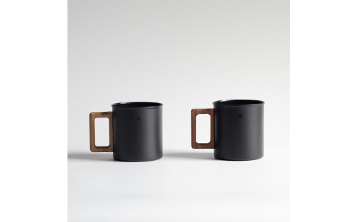 グローカルスタンダードプロダクツ TSUBAME / M&W Mug / Lサイズ 2個セット / マットブラック FC023032 【 GLOCAL STANDARD PRODUCTS マグ マグカップ ステンレス 日本製 新潟県 燕市 燕三条 】 1929439 - 新潟県燕市