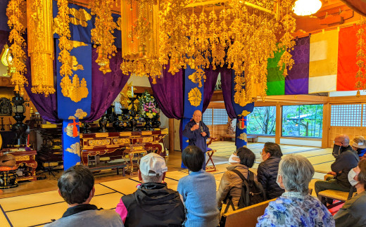 新居浜の名刹「慈眼寺」で水引細工体験！抹茶とフレンチも堪能する贅沢な時間 「6名様」（810）