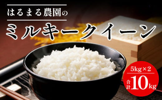 【令和6年産】京都丹波福知山産 はるまる農園のミルキークイーン 10kg 5kgx2 ／ ふるさと納税 精米 米 こめ ご飯 ごはん 白米 ミルキークイーン 京都府 福知山市 FCCN015 1372936 - 京都府福知山市