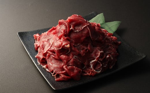 【3ヶ月定期便】馬肉 小間 スライス 1kg（500g×2パック）馬肉 お肉 肉 熊本 高森町 冷凍 こま切れ 小間切れ アレンジ