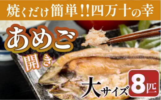 焼くだけ簡単！無投薬で四万十育ちのあめごの開き　大サイズ8匹 Eay-06 おつまみ バーベキュー BBQ アウトドア アメゴ 魚 魚介 川魚 塩焼き あまご 開き 干物 1951654 - 高知県四万十町