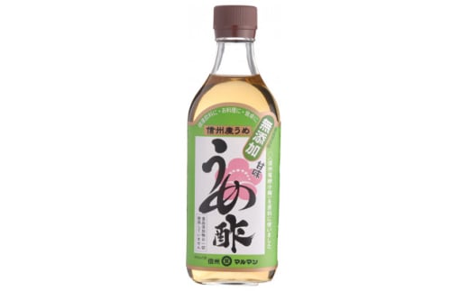 信州産竜狭小梅使用の信州うめ酢　500ml×3本【1582007】