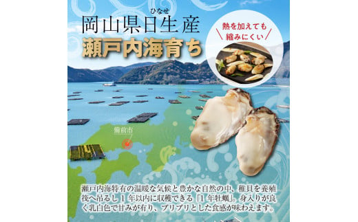 岡山県備前市のふるさと納税 牡蠣 冷凍 むき身 ２kg 備前市日生産 【 2025年発送 急速凍結牡蠣 一年牡蠣 国産 加熱調理用 牡蠣アヒージョ 牡蠣ご飯 カキフライ 海鮮鍋  全国牡蠣-1グランプリ豊洲2024 加熱部門初代グランプリ受賞！ 】