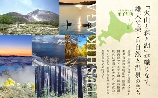 弟子屈は世界有数の透明度を誇る「摩周湖」など、自然豊かな町です。