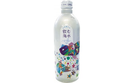 玄界灘の水「飲む海水」１箱　(アルミボトル缶490ml×24本入り　10年保存水)