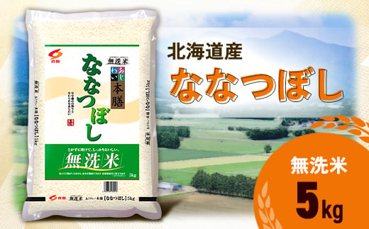 令和6年産 北海道産 ななつぼし 無洗米 5kg【1564296】 1913186 - 北海道帯広市