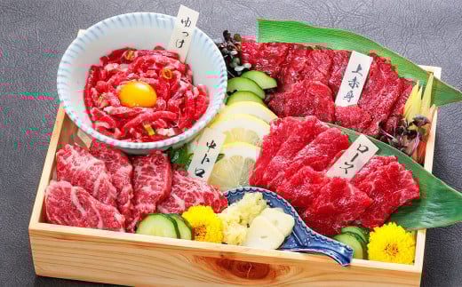 【ふるさと納税】純国産 馬刺し 4種スペシャルセット 400g 馬刺し 刺し身 赤身 中トロ 霜降り ロース 馬 馬肉 お肉 肉 刺し身醤油付 醤油 1452080 - 熊本県人吉市