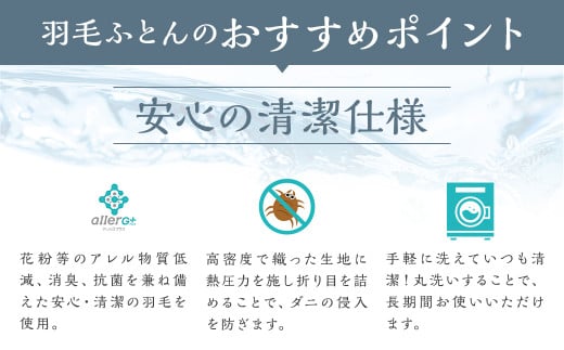 訳あり 節電対策 洗える羽毛ふとん たっぷり増量タイプ 本掛け 充填量1.4kg ダウン85%抗菌・防臭ダウン使用 シングル