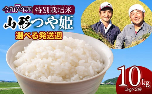 【令和7年産先行予約・発送時期10/27～11/2】 特別栽培米 山形つや姫 精米10kg(5kg×2袋)　山形県鶴岡市産　鶴岡ファーマーズ 1973916 - 山形県鶴岡市