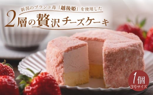 【4月より順次発送】 いちごチーズケーキ 1個 9cm ホールケーキ 越後姫 チーズケーキ 農高卵 レアチーズ ベイクドチーズケーキ ベイクド ケーキ デザート Sweets スイーツ 乳製品 加工品 加工食品 乳 贅沢 濃厚 お菓子 洋菓子 菓子 おやつ ご褒美 冷凍 誕生日 新柳本店 母の日 新潟 新発田 sinyanagi006