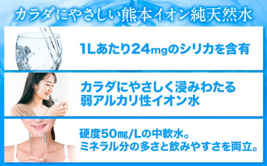 熊本県玉東町のふるさと納税 熊本イオン純天然水 ラベルレス 500ml×45本 お試し 《45日以内に出荷予定(土日祝除く)》 水 飲料水 ナチュラルミネラルウォーター 熊本県 玉名郡 玉東町 完全国産 天然水