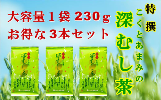 129-08 知覧茶園の特撰深むし茶 大容量 3本セット 1967881 - 鹿児島県南九州市