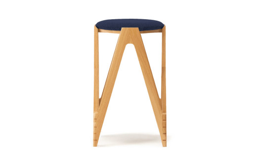[6色から選べる]CO・DA・MA High Stool[オーク]