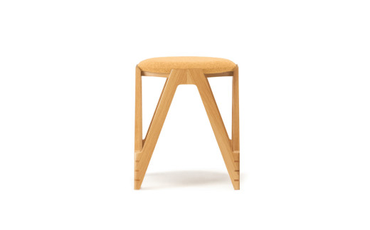 CO･DA･MA Low Stool＜オーク＞（NC-109 イエロー）