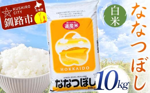 【通常発送】ななつぼし 10kg 白米 北海道産 米 コメ こめ お米 白米 玄米 通常発送 F4F-6416