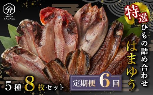 【定期便年6回2ヶ月毎】干物 厳選セット 5種 8枚 金目鯛 あじ 真ほっけ 干物 さば ひもの いわし 干物 醤油 ひもの 醤油干し 鰯 干物 鯖 鯵 干物 サバ イワシ 干物 アジ ひもの 沼津 静岡 コスパ ランキング 人気 美味しい 干物セット 詰め合わせ