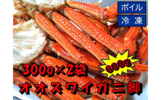 オオズワイガニ脚300g×2袋600g(0073) 1973629 - 北海道広尾町